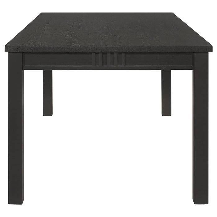 Marbrisa Rectangular 71-inch Wood Dining Table Matte Black