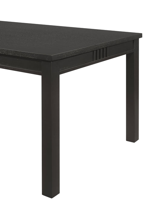 Marbrisa Rectangular 71-inch Wood Dining Table Matte Black