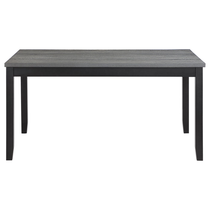Barlow 6-piece Rectangular Dining Table Set Grey and Black