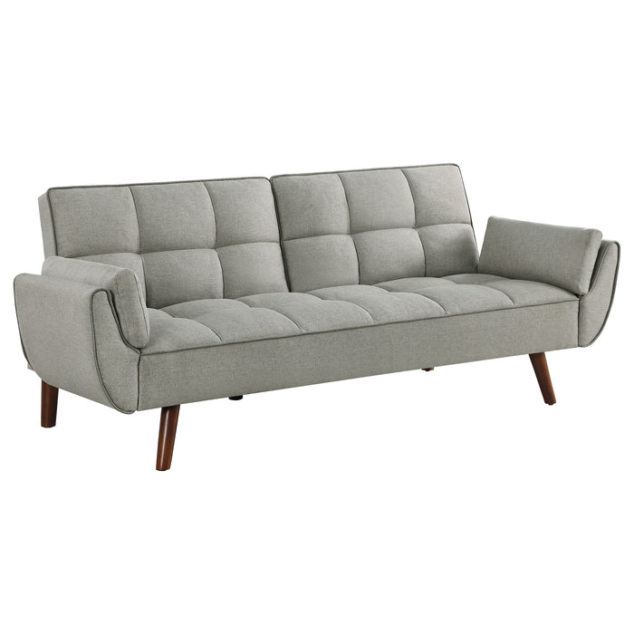 Caufield Upholstered Tufted Convertible Sofa Bed Grey