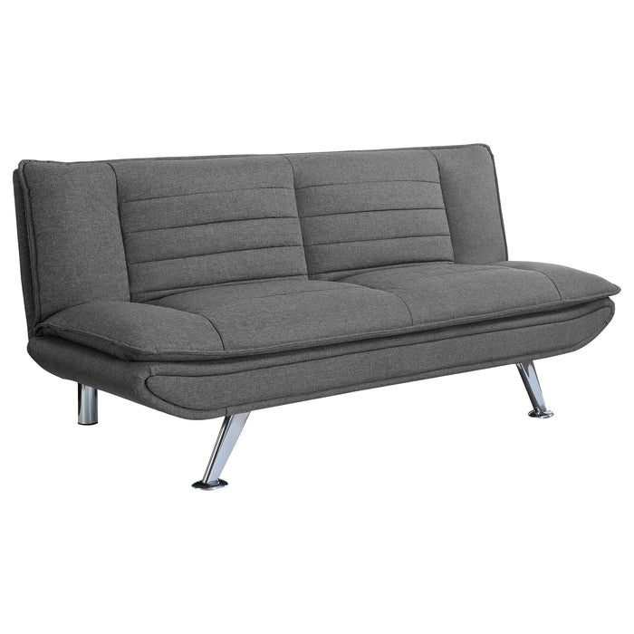 Julian Upholstered Tufted Convertible Sofa Bed Grey