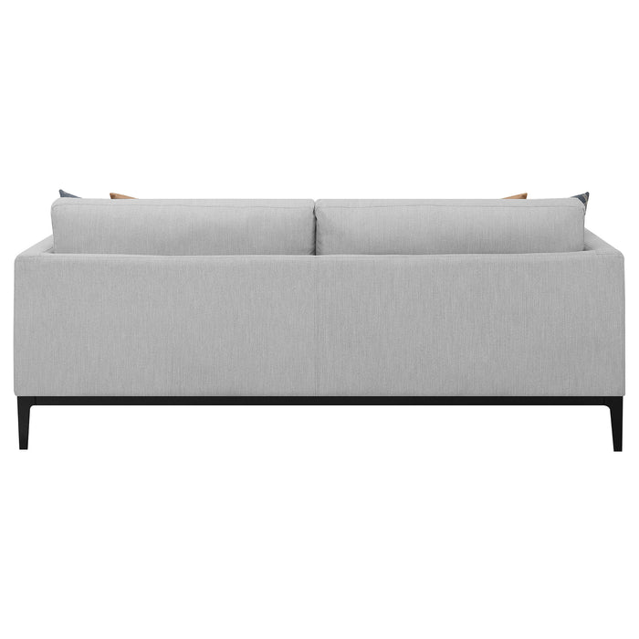 Apperson Upholstered Track Arm Sofa Light Grey