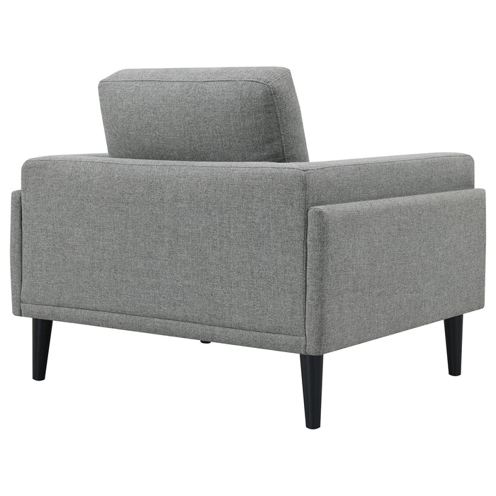 Rilynn Upholstered Track Arm Accent Chair Grey