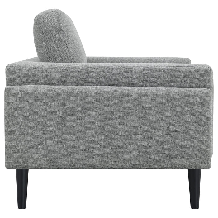Rilynn Upholstered Track Arm Accent Chair Grey