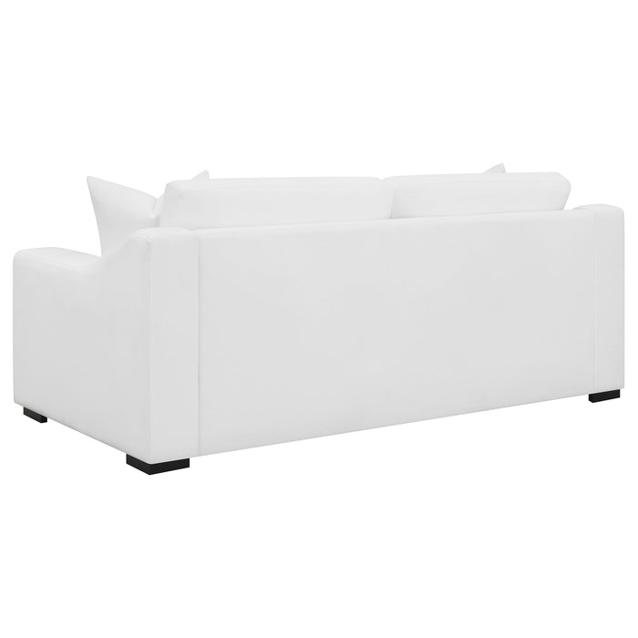 Ashlyn Upholstered Sloped Arm Sofa White