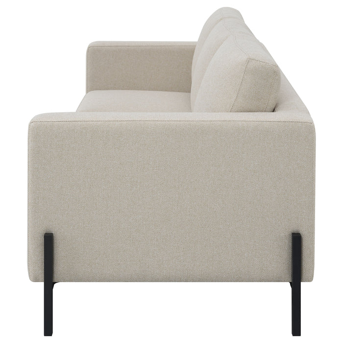 Tilly Upholstered Track Arm Sofa Oatmeal