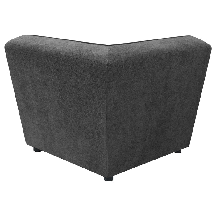Sunny 6-piece Upholstered Modular Sectional Sofa Charcoal
