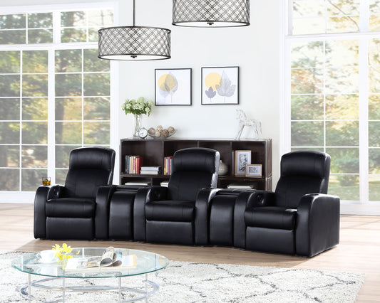 Cyrus 5-piece Upholstered Home Theater Seating