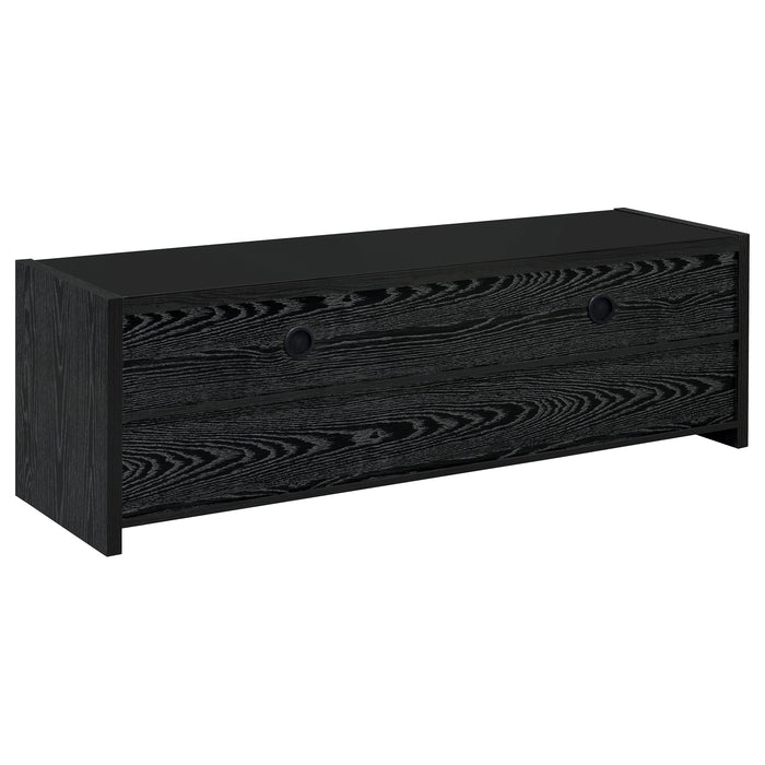 Alton 3-drawer Engineered Wood 62" TV Stand Black Oak