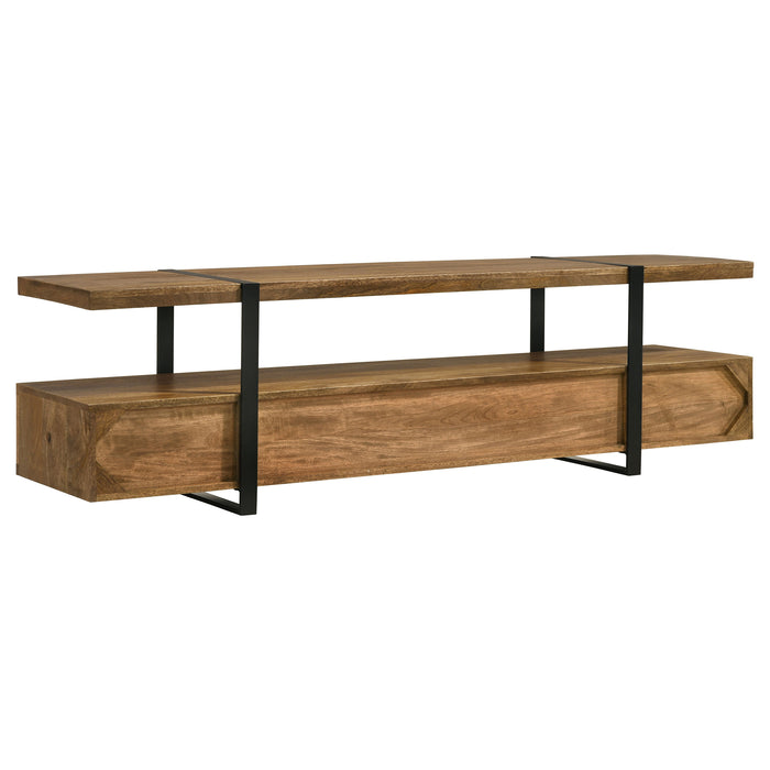 Otto 5-drawer Mango Wood 70" TV Stand Media Console Brown