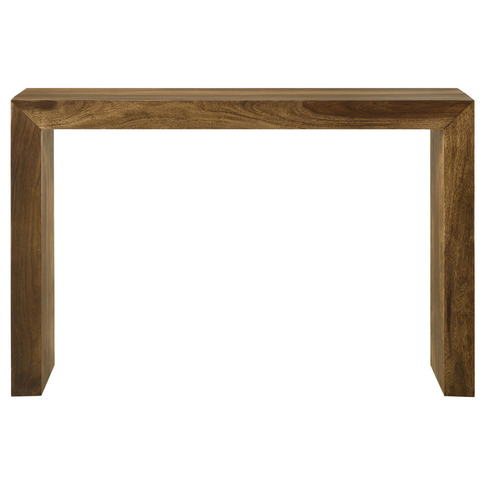 Odilia Rectangular Solid Wood Entryway Console Table Auburn