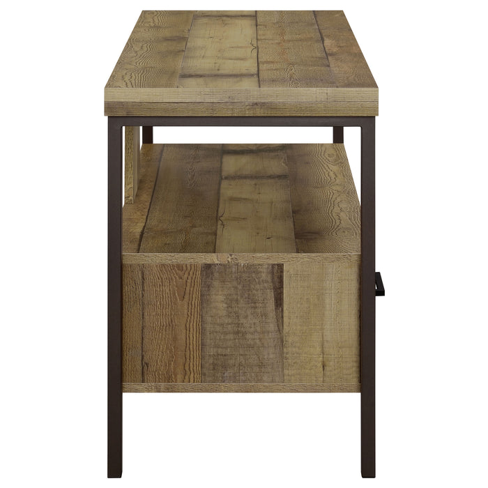 Ruston 2-drawer Engineered Wood 48" TV Stand Weathered Pine