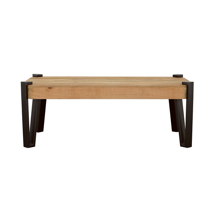 Winston Rectangular Wood Top Coffee Table Natural
