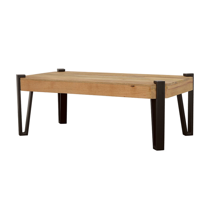 Winston Rectangular Wood Top Coffee Table Natural