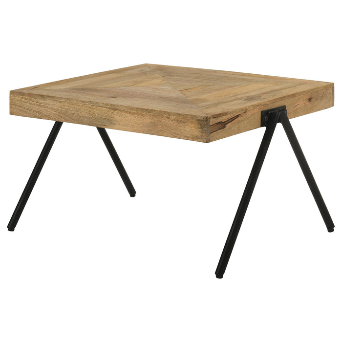 Avery Rectangular Solid Mango Wood Coffee Table Natural