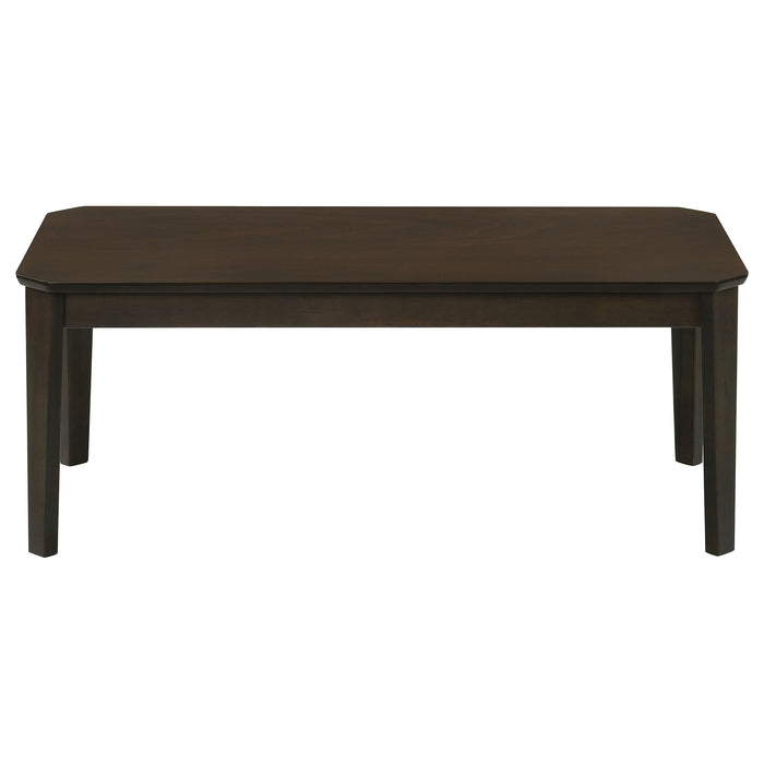 Amaro 3-piece Coffee and End Table Set Dark Brown
