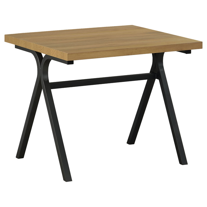 Colmar 3-piece Engineered Wood Coffee Table Set Golden Oak