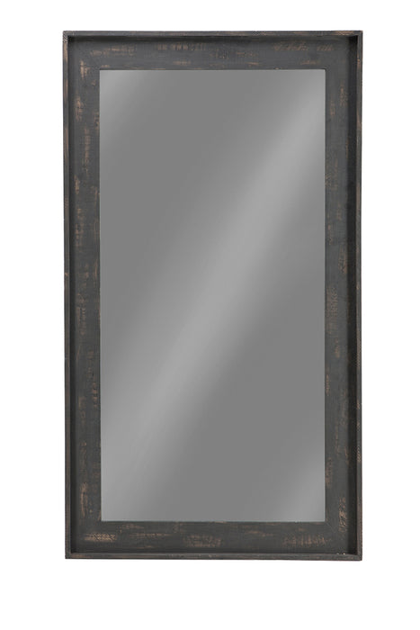 Cragen 47 x 83 Inch Wood Frame Floor Mirror Brown