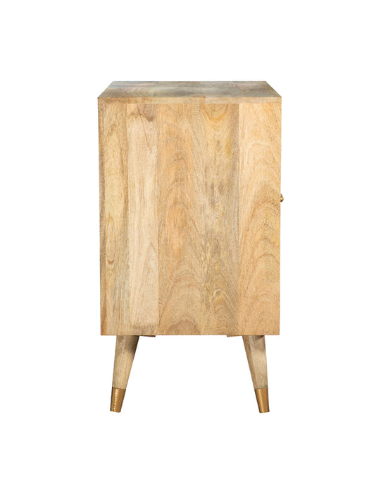 Alyssum 2-door Mango Wood Accent Cabinet Natural