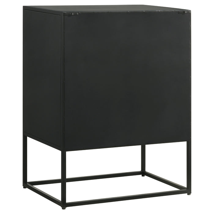 Alcoa 3-drawer Multi-Purpose Tall Accent Cabinet Black