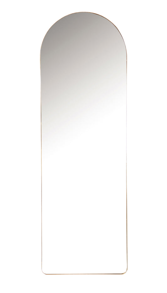 Stabler 20 x 60 Inch Metal Framed Floor Mirror Rose Gold
